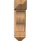 Ekena Millwork Funston Arts and Crafts Smooth Bracket w/ Offset Brace, Western Red Cedar, 7 1/2"W x 18"D x 26"H BKT0806X18X26FST03SWR - alternate 4